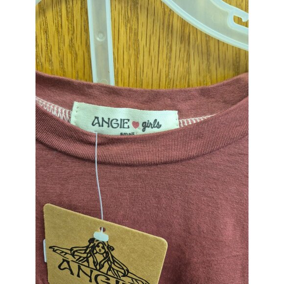 Angie Girls Long Sleeve Ombre Tunic Top S - Picture 3 of 5